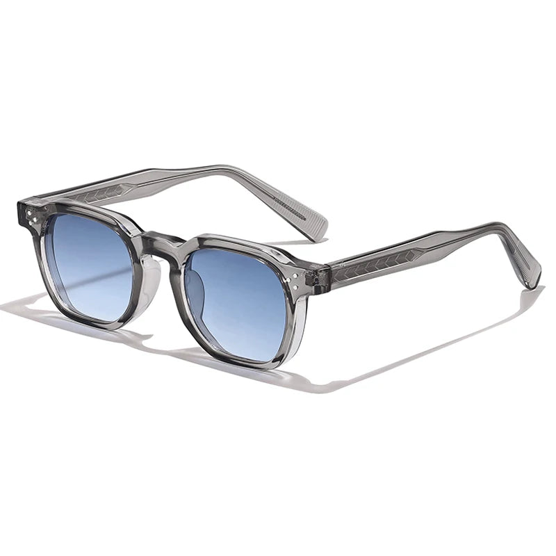 CATERSIDE Modische Herren-Sonnenbrille, kleiner Rahmen, quadratisch, personalisiertes Design, Sonnenbrille für Damen, Reisen, Party, Business, Festival, Geschenk