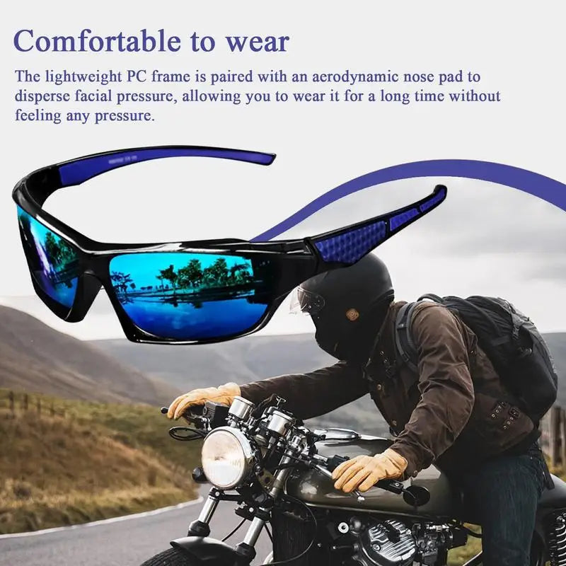 Angel-Sonnenbrille für Herren, UV-Sonnenbrille, polarisierte Brille für Herren, bequeme, leichte Sportbrille zum Fahren