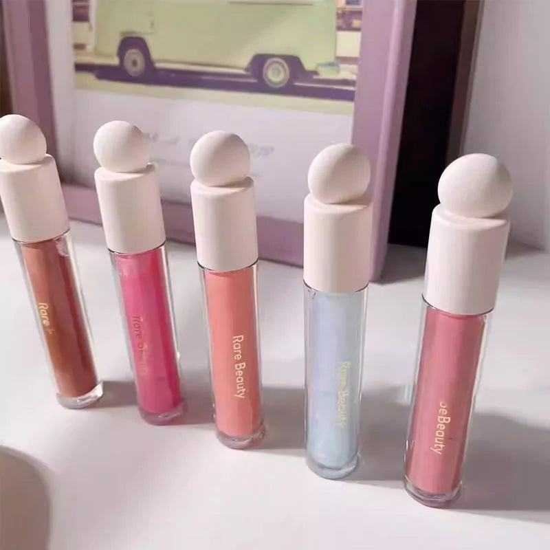 SELTENER SCHÖNHEIT 6-Farben-Beam Fine Blaze Sparkling Lippenstift und glatter Lipgloss Eine natürliche Schönheit, die Ihren Teint akzentuiert