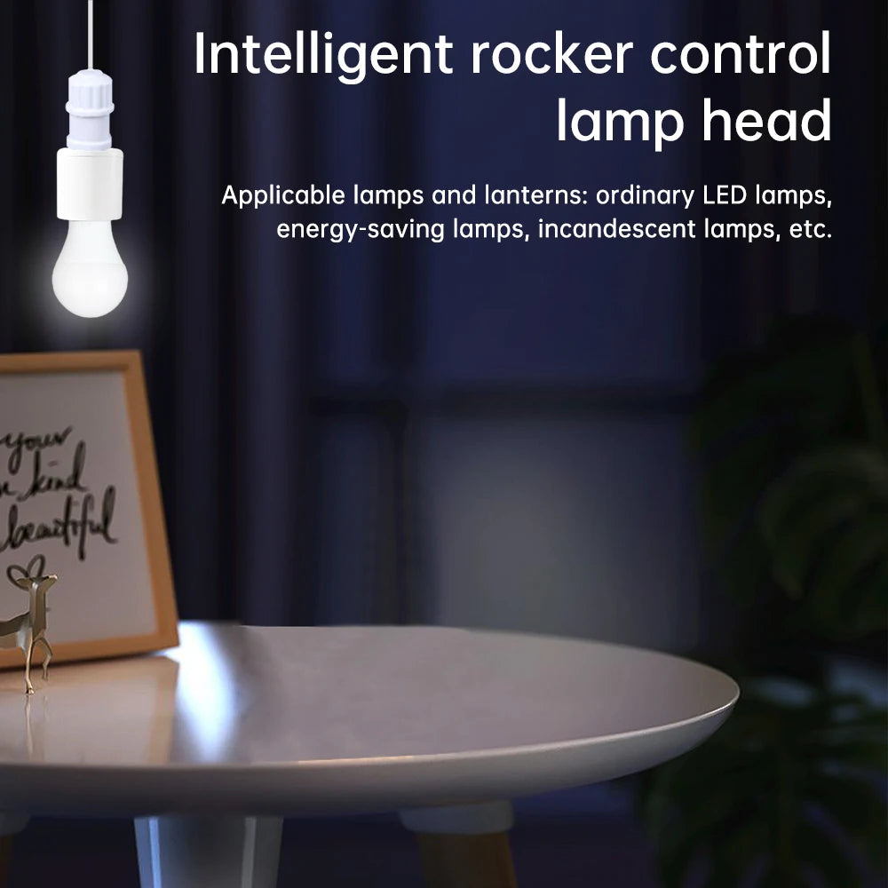 AC110-240V Intelligente E27-Lampensockel-Fernbedienung/5,8 G Radar Sensing-Lampenfassungskonverter für LED/Energiesparend/Glühlampe