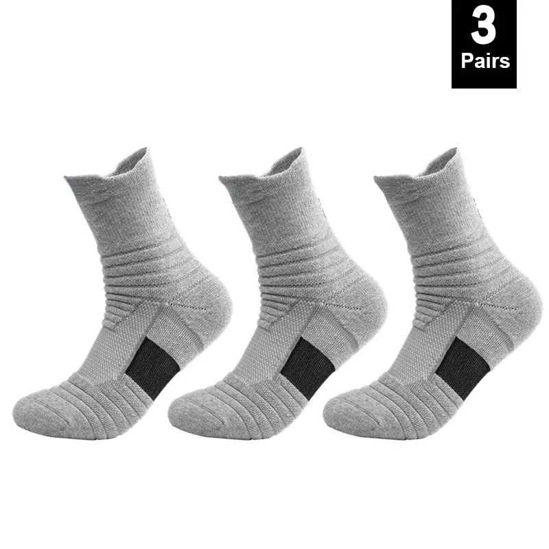 1/3 Pairs Anti-slip Fußball Socken Männer Baumwolle Socke Kurze Lange Röhre Fußball Basketball Sport Socken Atmungsaktive Deodorous socke 39-45