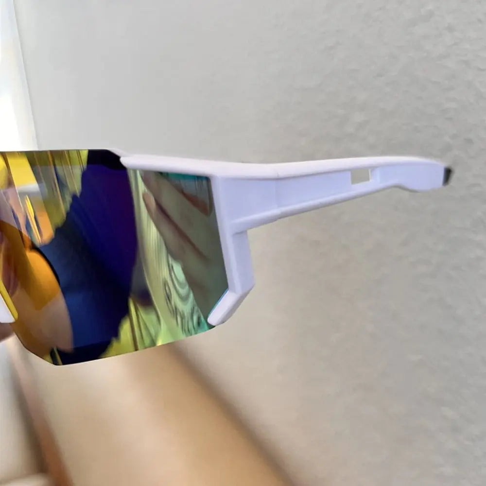UV Sandproof Radfahren Sonnenbrille Klare Anti Strahlung Objektiv Outdoor Sport Brille Schutz Übergroße Winddichte Gläser