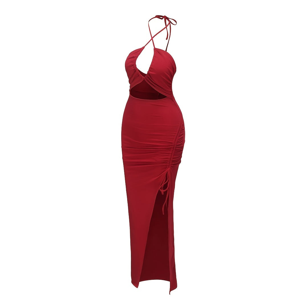 A Sexy Strapless Dress with Drawstring, Designed As a Fitted Bodycon Skirt for Nightclubs