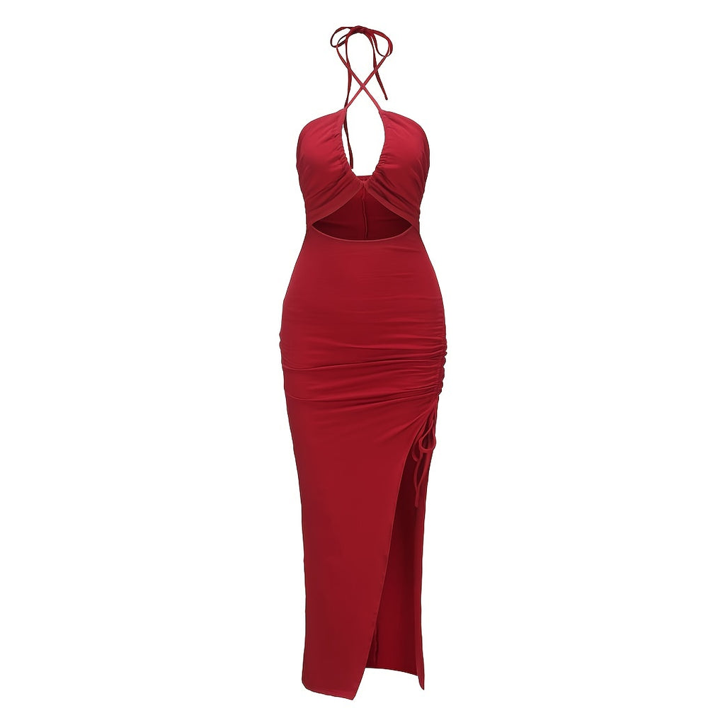 A Sexy Strapless Dress with Drawstring, Designed As a Fitted Bodycon Skirt for Nightclubs