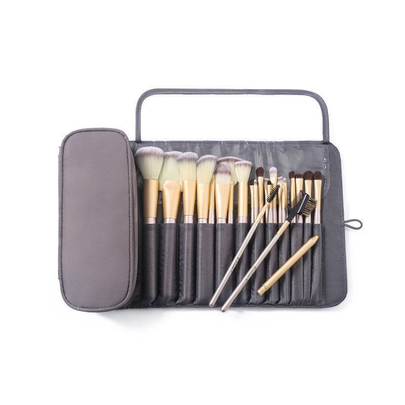Large Capacity Makeup Brush Storage Pouch, Professional Multi-Functional Tool Organizer, Korean Style Portable Makeup Bag for Students