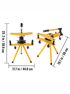 VEVOR Hydraulisches Rohrbiegegerät Rohrbiegemaschine 1/4" 5/16" 3/8" 1/2" 3/4" 1"